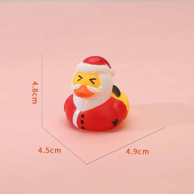 24 Pcs Christmas Rubber Ducks Advent Calendar