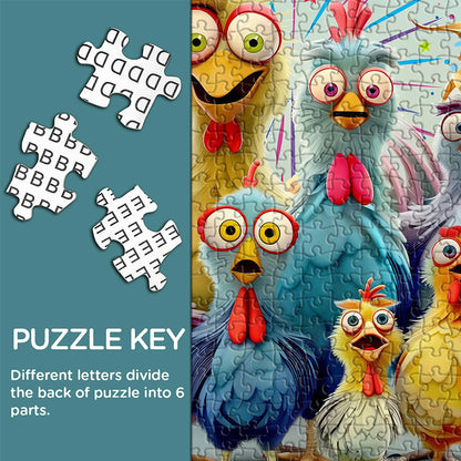 Chicken Family Jigsaw Puzzle 1000 Pieces