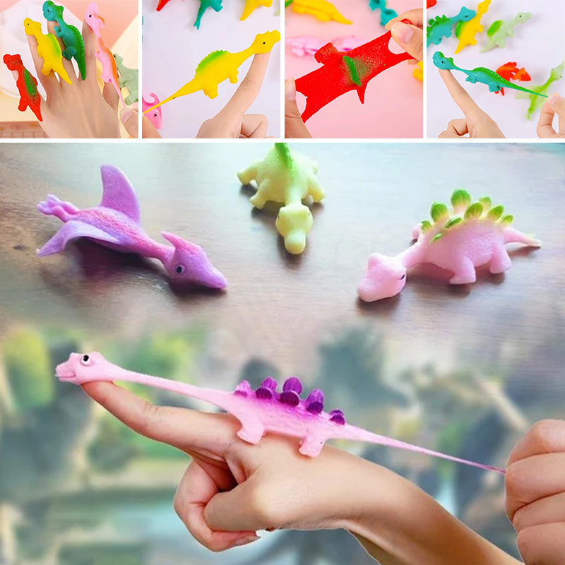 Slingshot Dinosaur Toys (Colors random)