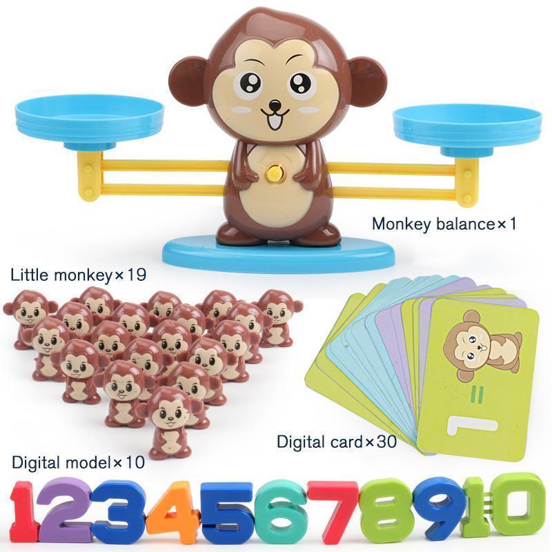 Monkey Balance Cool Math Game for Kids