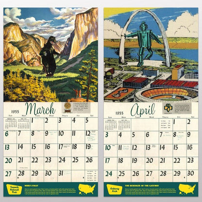 2022 National Park Monsters Calendar