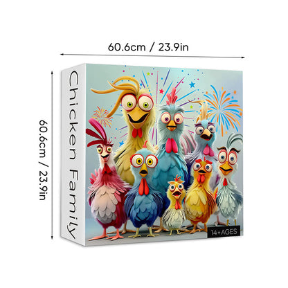 Chicken Family Jigsaw Puzzle 1000 Pieces