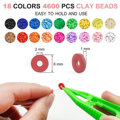 Christmas Gift Clay Beads Bracelet Making Kit