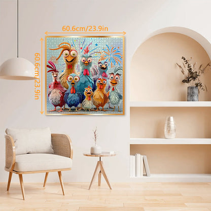 Chicken Family Jigsaw Puzzle 1000 Pieces