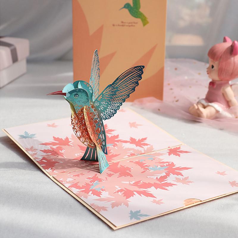 Hummingbird 3D Card