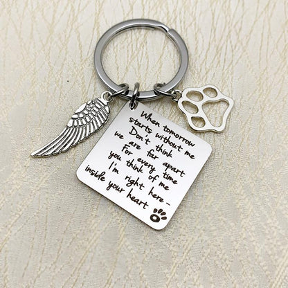 Pet Memorial Keychain