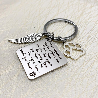 Pet Memorial Keychain