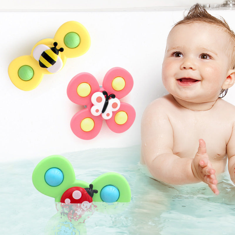 Suction cup spinner toys