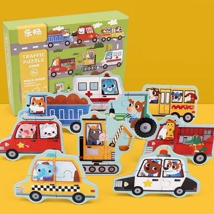 Children Education Wood Puzzle Set