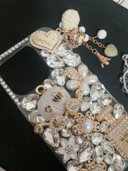 Glass Crystal Diamond Phone Case