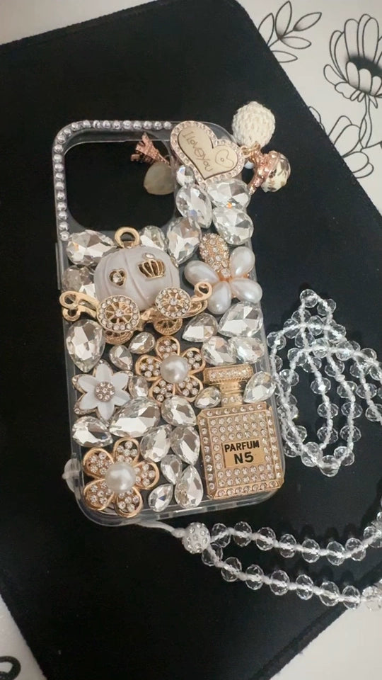 Glass Crystal Diamond Phone Case