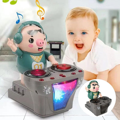 DJ Swinging Piggy Toy