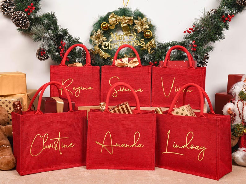 Personalized Christmas Gift Bags