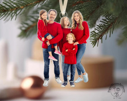 Personalized Family Christmas Photo Ornaments