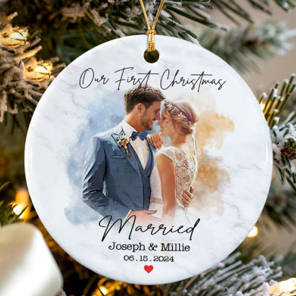 Our First Christmas Married Ornament