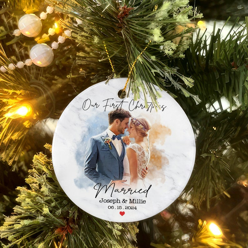 Our First Christmas Married Ornament