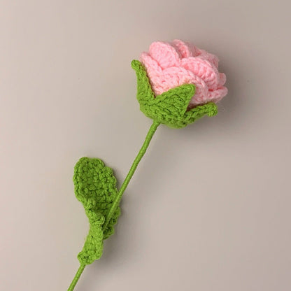 Crochet Flowers Bouquet Handmade Knitted Flower Gift