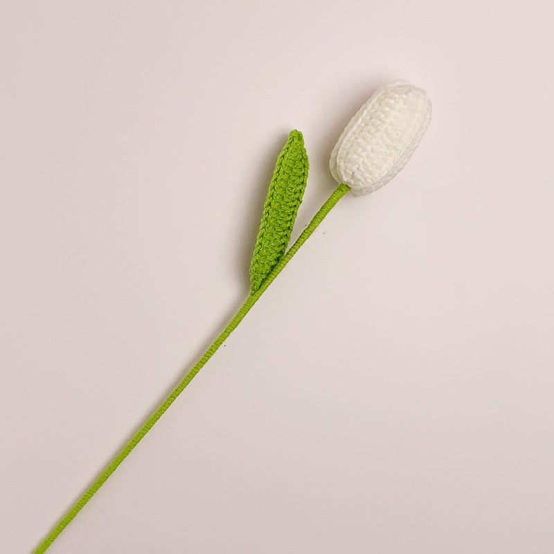 Crochet Flowers Bouquet Handmade Knitted Flower Gift