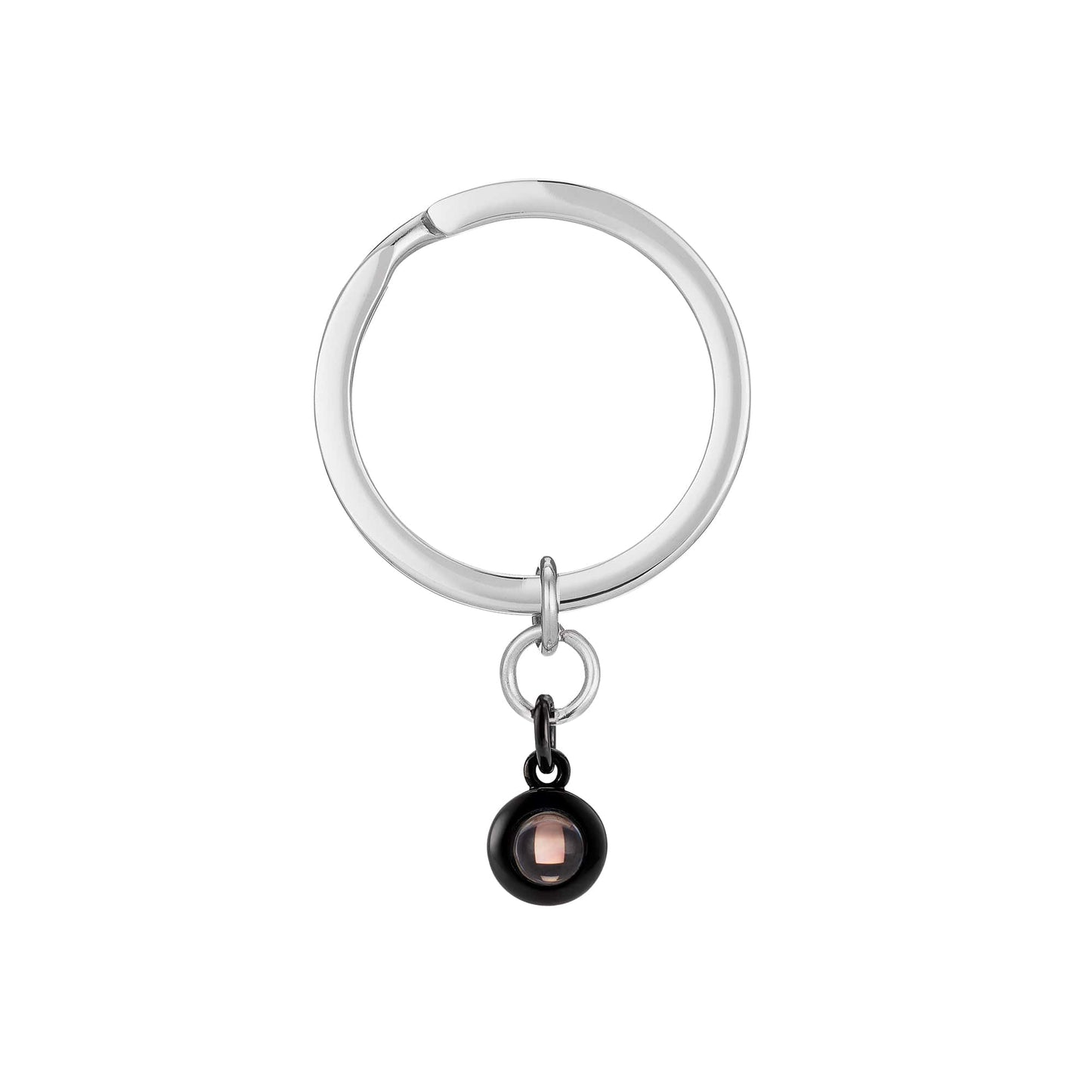 Personalized Circle Photo Keychain