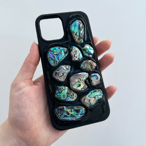 Shell Stone Mosaic Decoden Phone Case