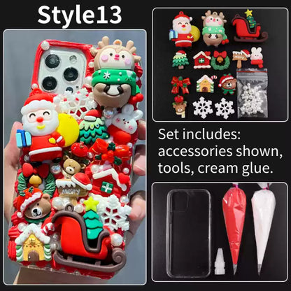 DIY Handmade Creative Cream Glue Phone Case