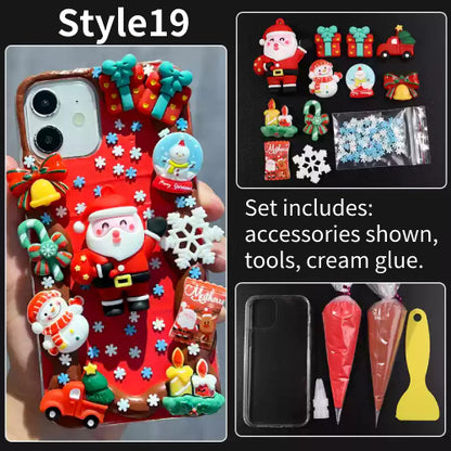 DIY Handmade Creative Cream Glue Phone Case