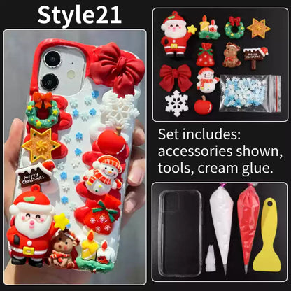 DIY Handmade Creative Cream Glue Phone Case