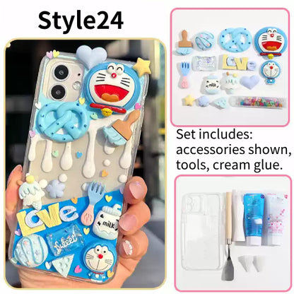 DIY Handmade Creative Cream Glue Phone Case