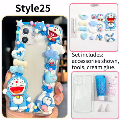 DIY Handmade Creative Cream Glue Phone Case