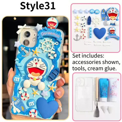 DIY Handmade Creative Cream Glue Phone Case