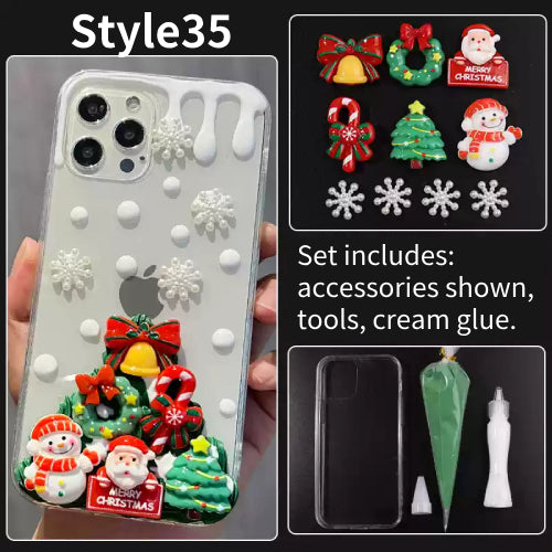 DIY Handmade Creative Cream Glue Phone Case