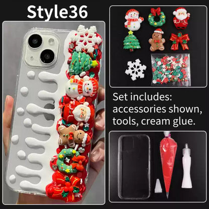 DIY Handmade Creative Cream Glue Phone Case