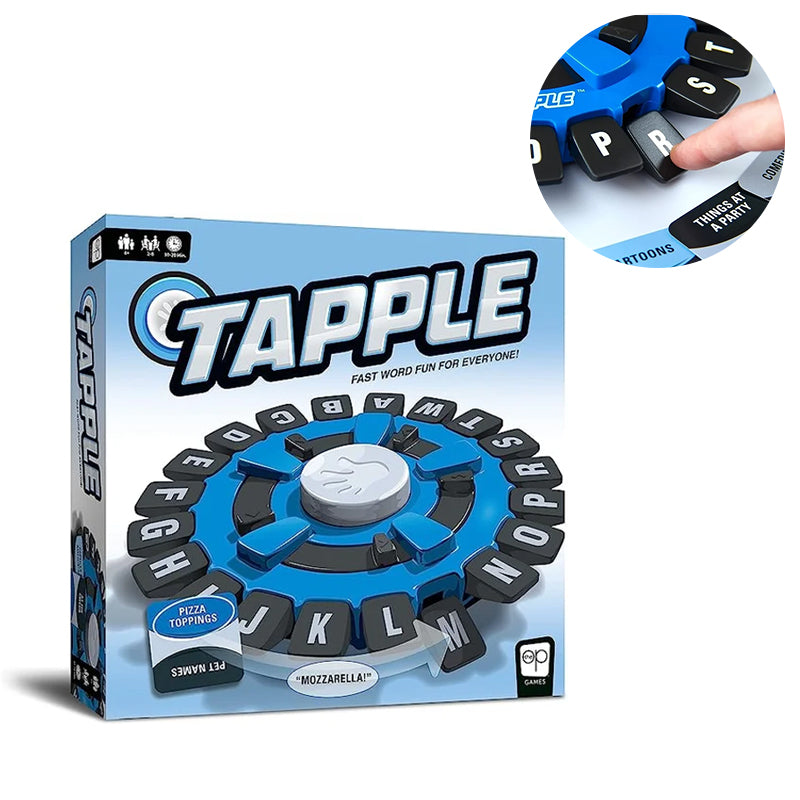 Tapple Game Set | Fast-Paced Family Board Game| Learning Game Great for All Ages