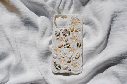 Sea shell phone cases! White 3d coastal stylish case