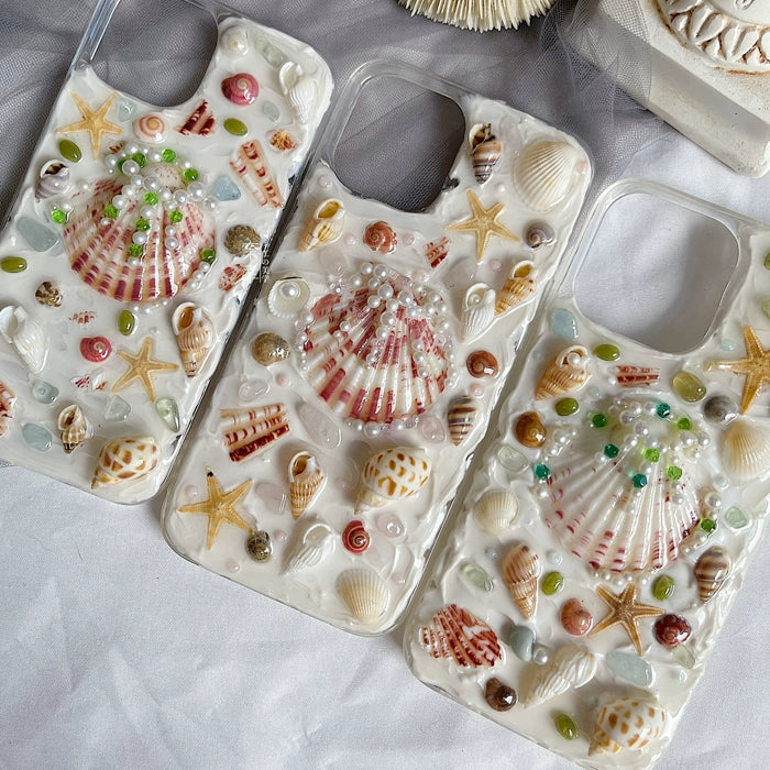 Shell Conch Crystal 3D Phone Case