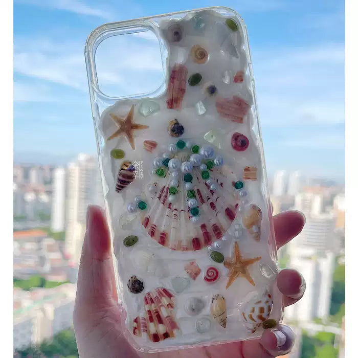 Shell Conch Crystal 3D Phone Case