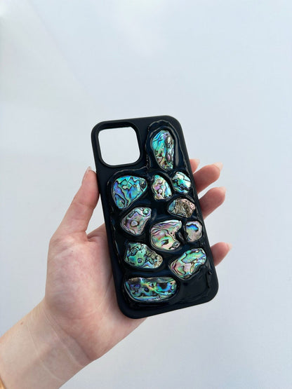 Shell Stone Mosaic Decoden Phone Case