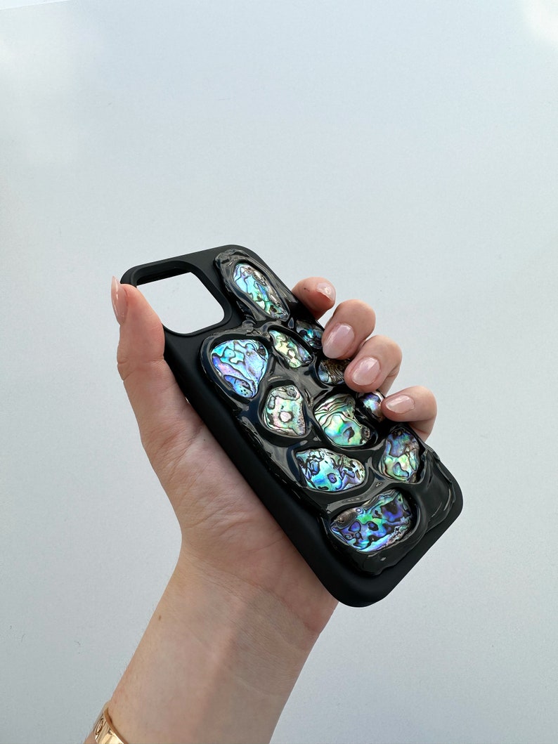 Shell Stone Mosaic Decoden Phone Case