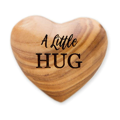 Little Pocket Hug Wooden Heart Token